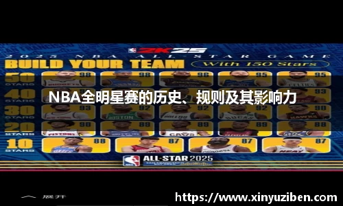 NBA全明星赛的历史、规则及其影响力